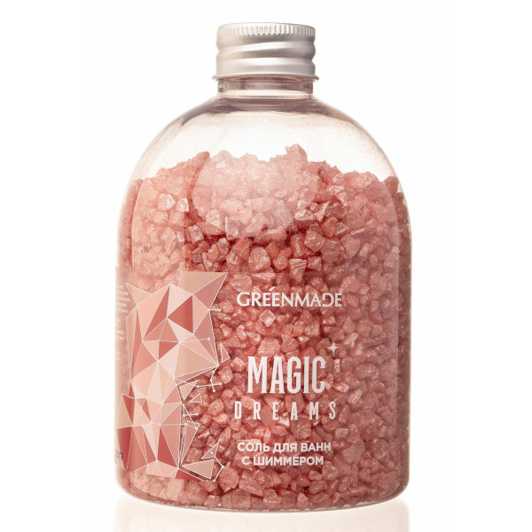 Соль для ванны с шиммером magic dreams Greenmade, 500 г