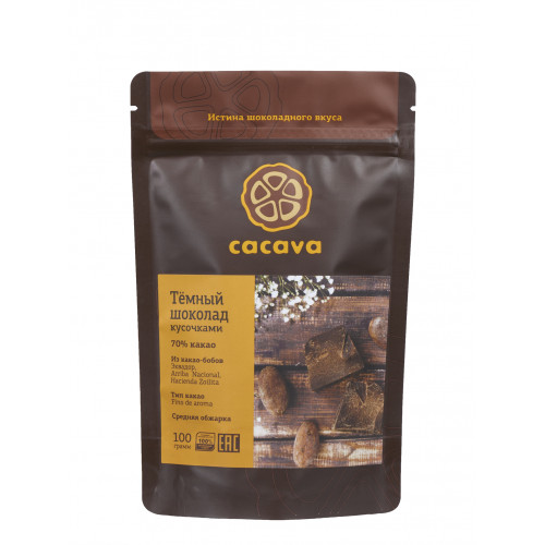 Тёмный шоколад 70 % какао (Эквадор), 100г