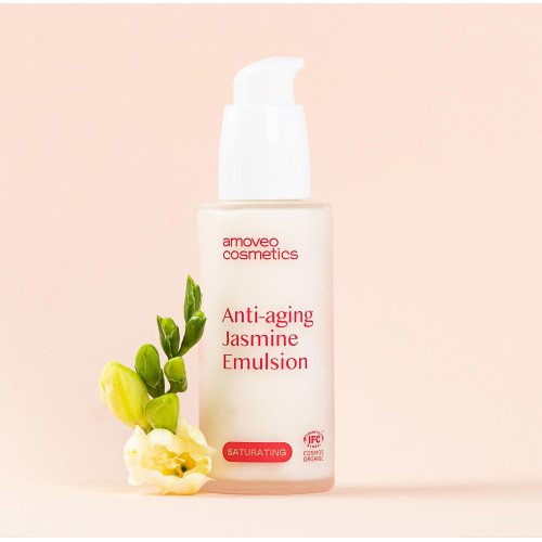 Крем для лица Омолаживающий жасминовый  AMOVEO ANTI-AGING JASMINE EMULSION, 50 мл