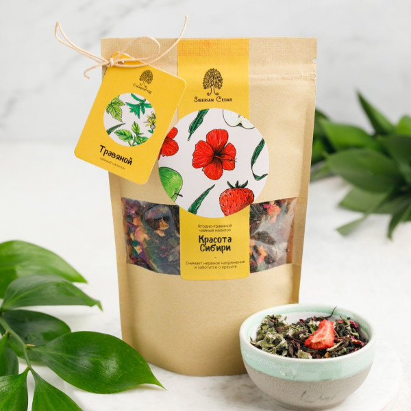 Чайный напиток травяной "Красота Сибири" CraftTea, 50г