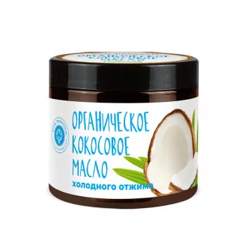 Масло кокосовое органическое для тела и волос КМ, 150г