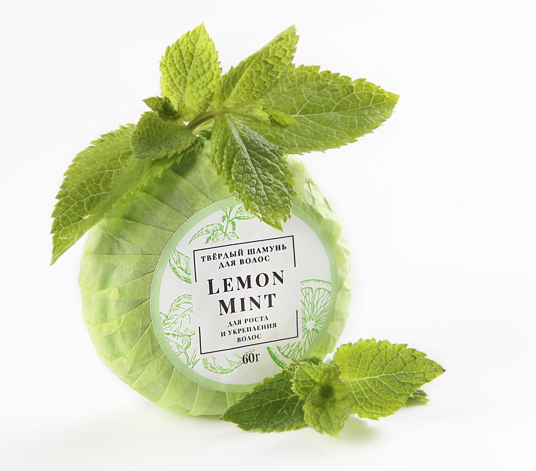 Твердый Шампунь с крапивой Lemon Mint купить в онлайн экомаркете