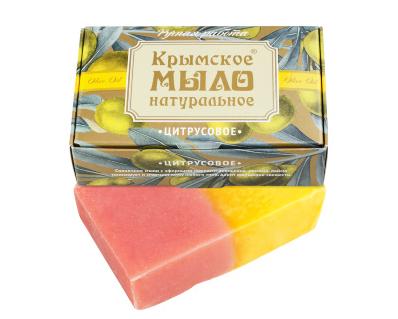 Крымское натуральное мыло на оливковом масле ЦИТРУСОВОЕ,100г купить в онлайн экомаркете
