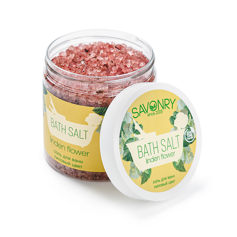 Соль для ванны Savonry Липа, 600г купить в онлайн экомаркете