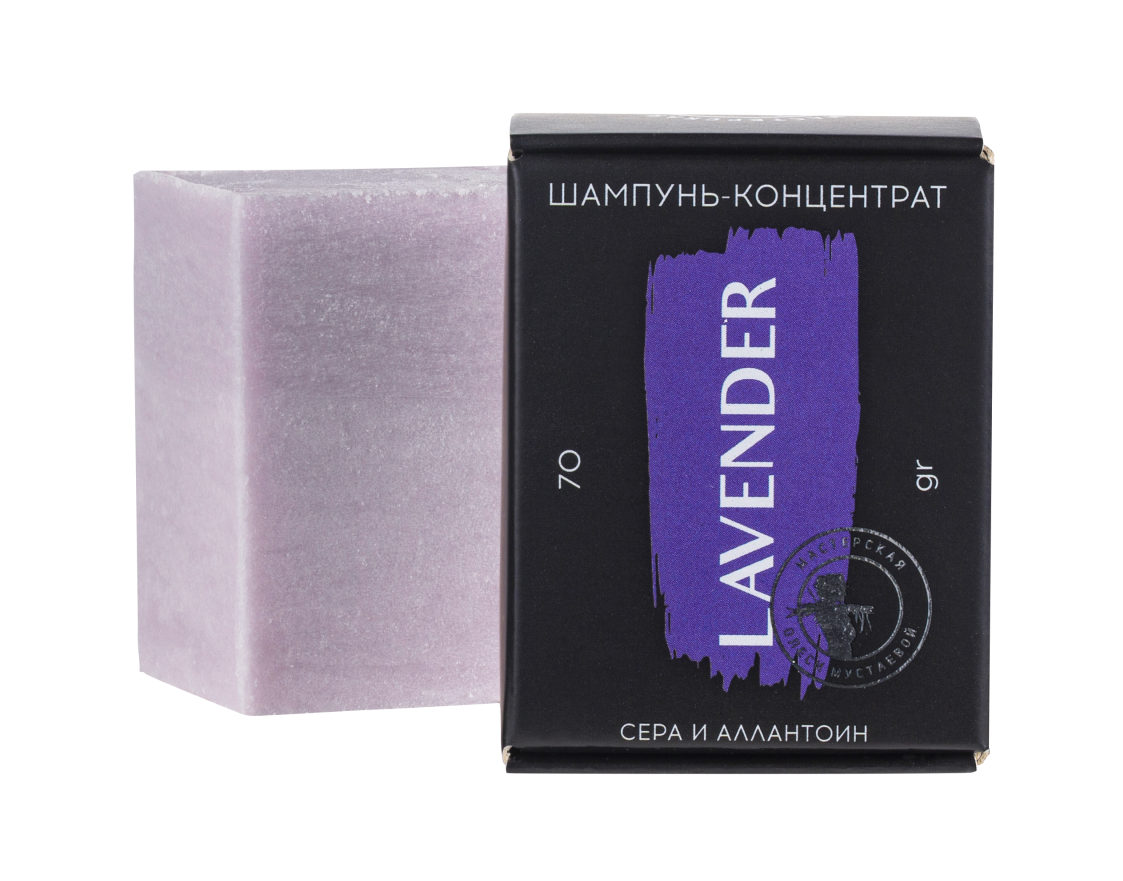 Шампунь-концентрат "Lavender" сера и аллантоин ,70гр купить в онлайн экомаркете