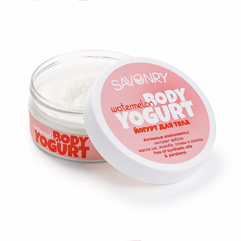 Йогурт для тела Savonry Арбуз, 150г купить в онлайн экомаркете