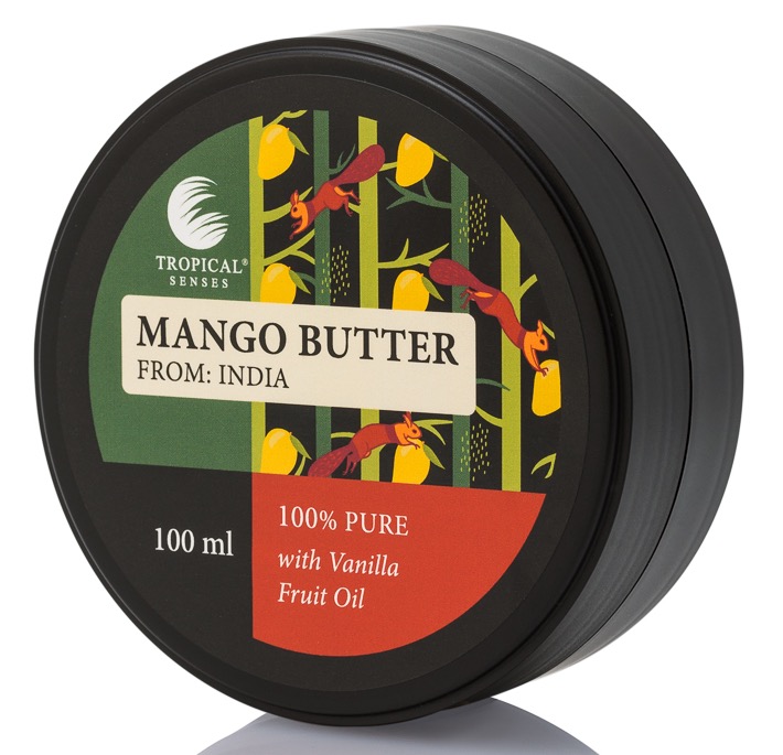 Масло взбитое Tropical Senses манго  с ванилью (100мл) VEGAN